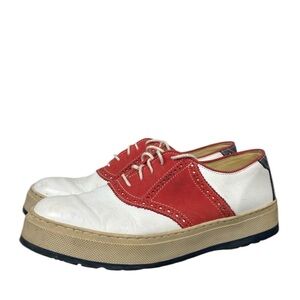 Vintage Faconnable multicolor oxford shoe